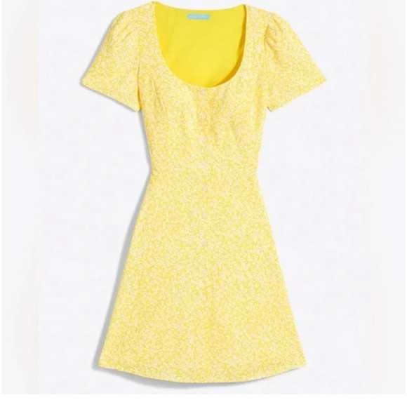 Draper James Dresses & Skirts - Draper James Bonnie Mini Golden Floral Dress